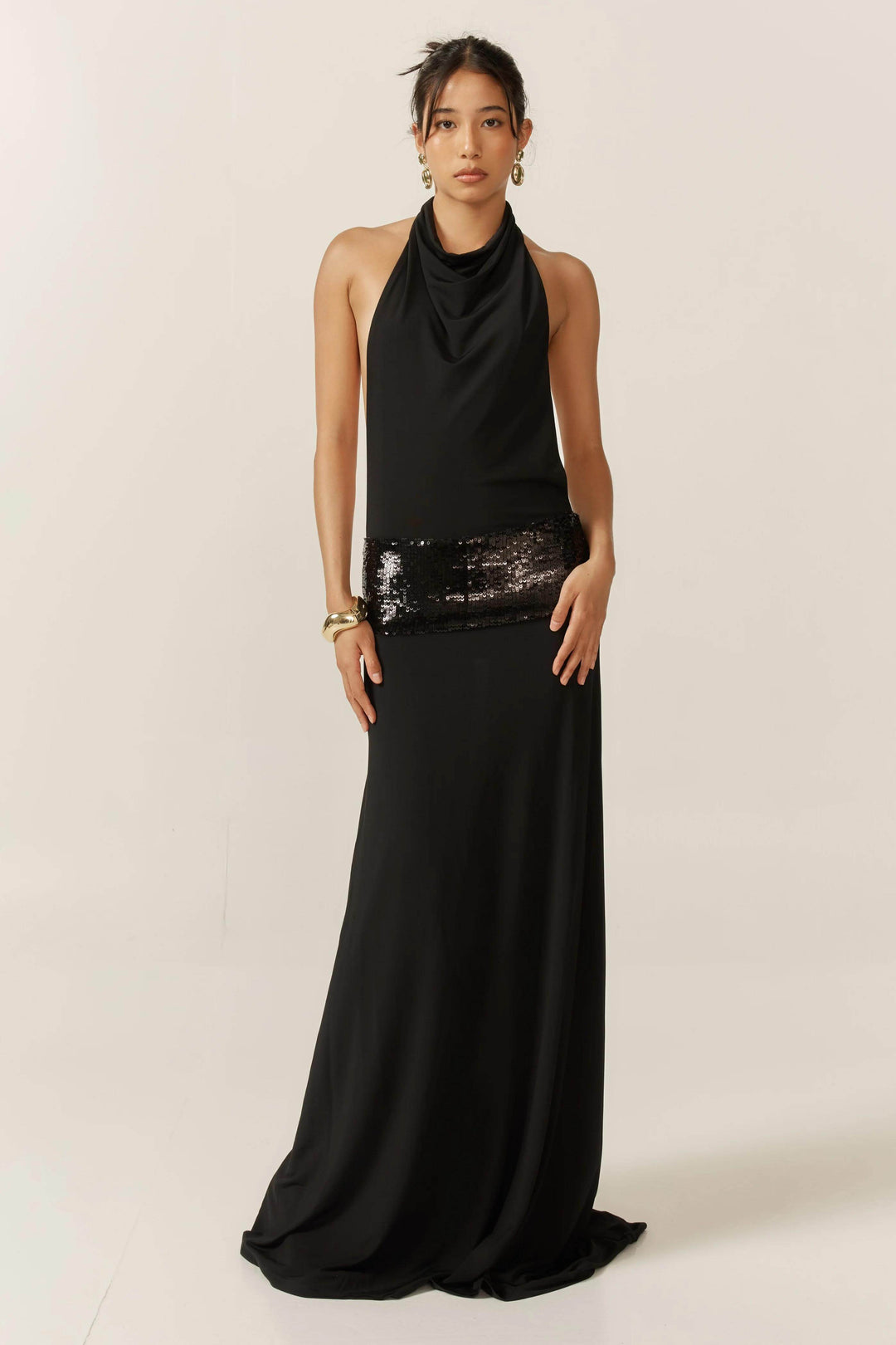 Joanna | Halter Backless Gown