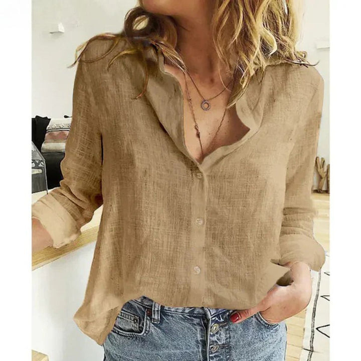 Linen Button-Up Shirt