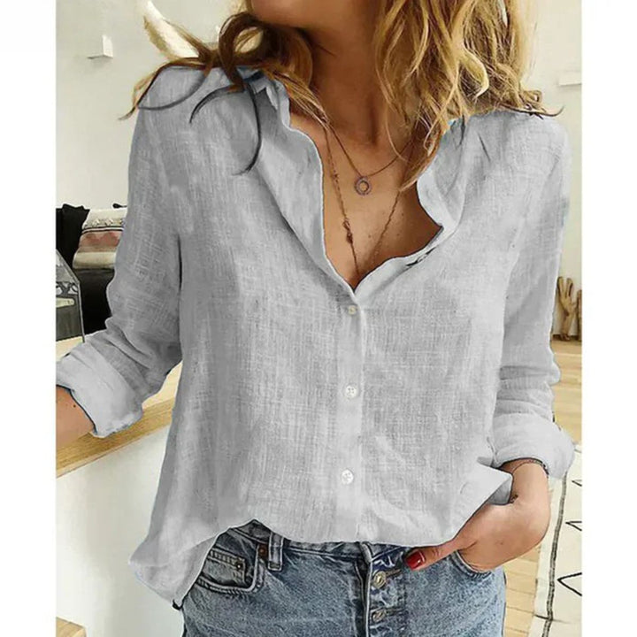 Linen Button-Up Shirt