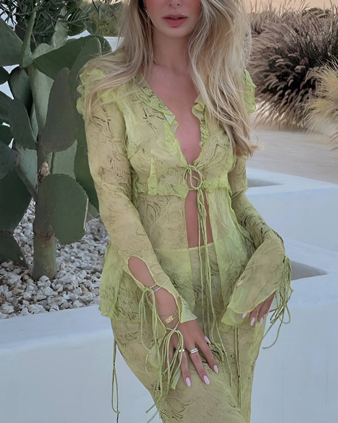 Annabelle | Flowing Maxi Skirt Set