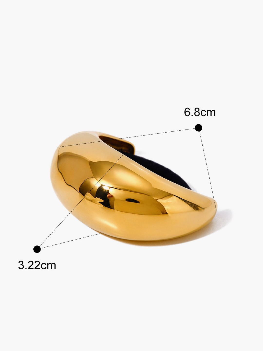 Nora | Golden Pony Hair Tie