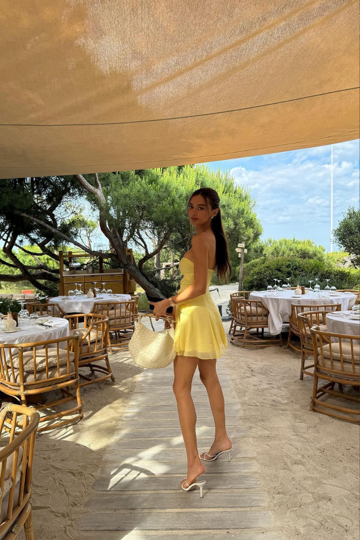 Priya | Golden Rings Mini Dress