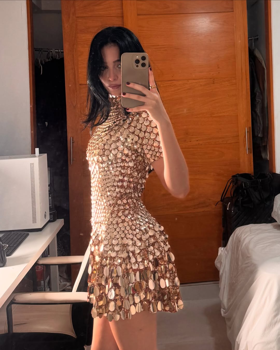 Monica | High Neck Mini Dress