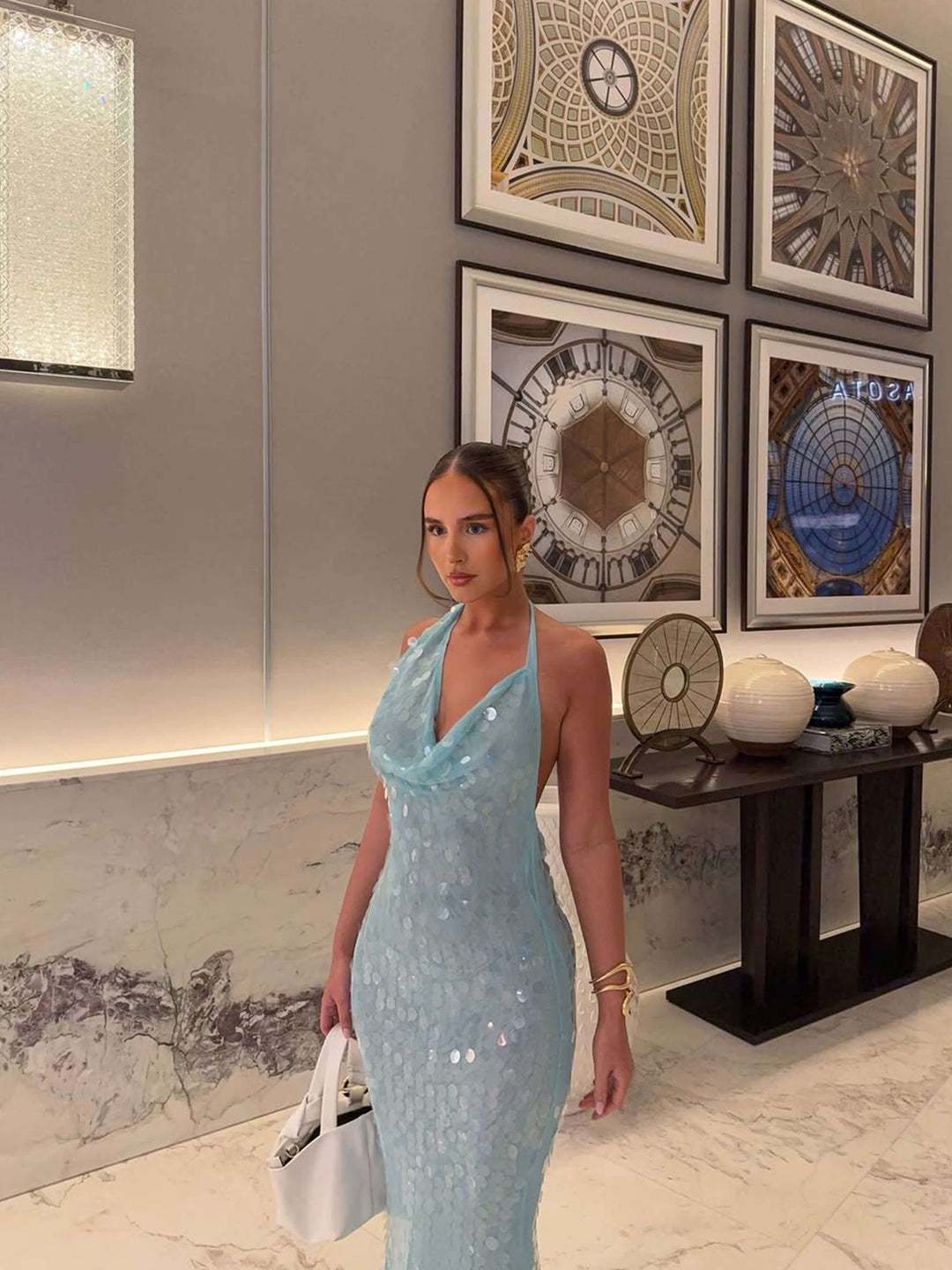 Leanna | Sparkling Sequin Maxi Dress