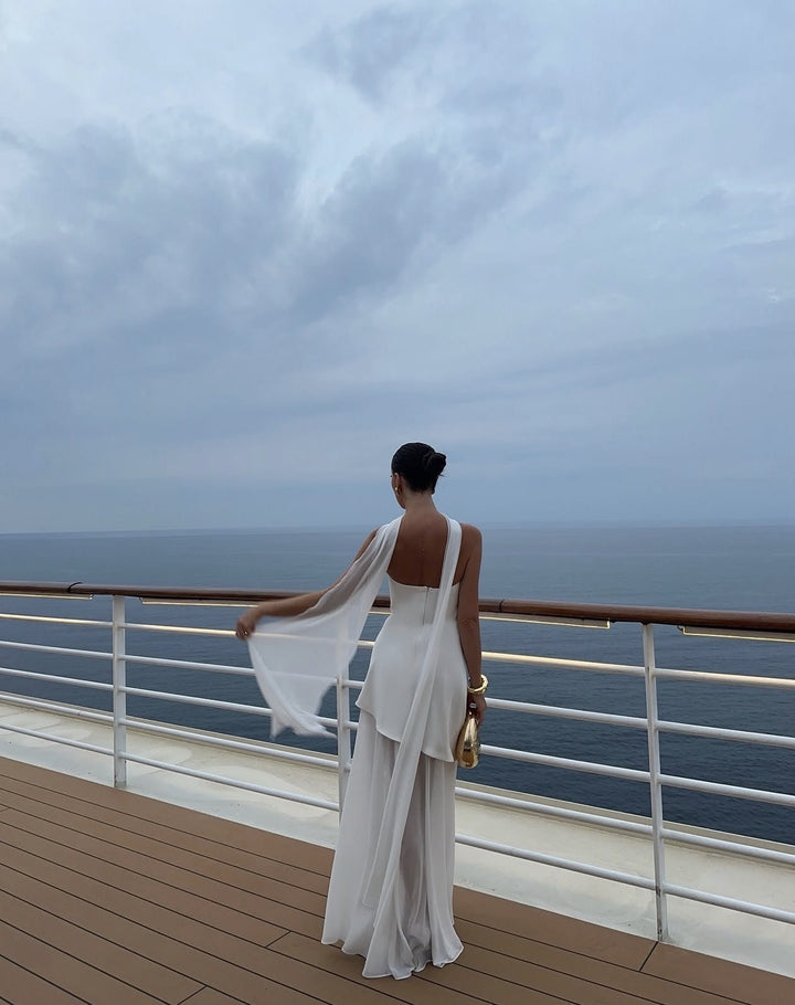 Valerie | Asymmetrical Maxi Dress