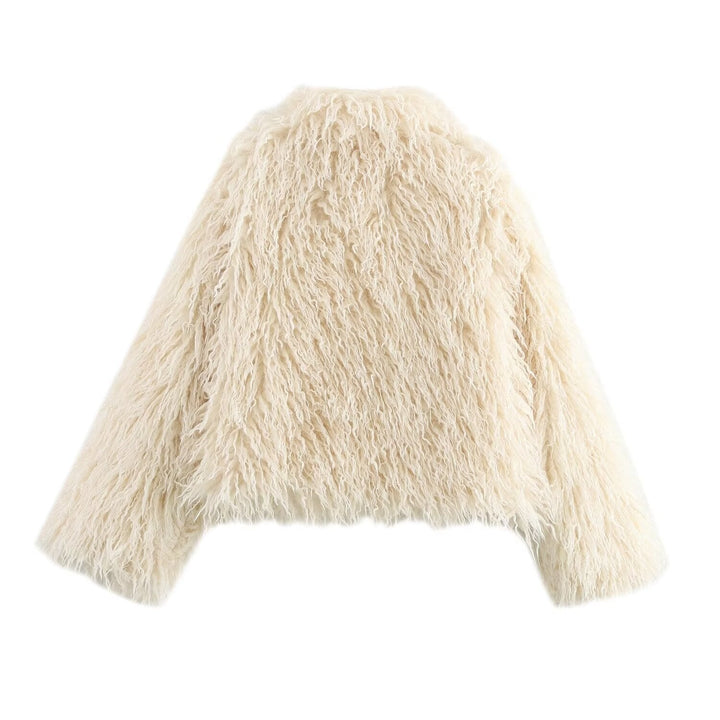 Dream | Long Sleeve Fur Coat