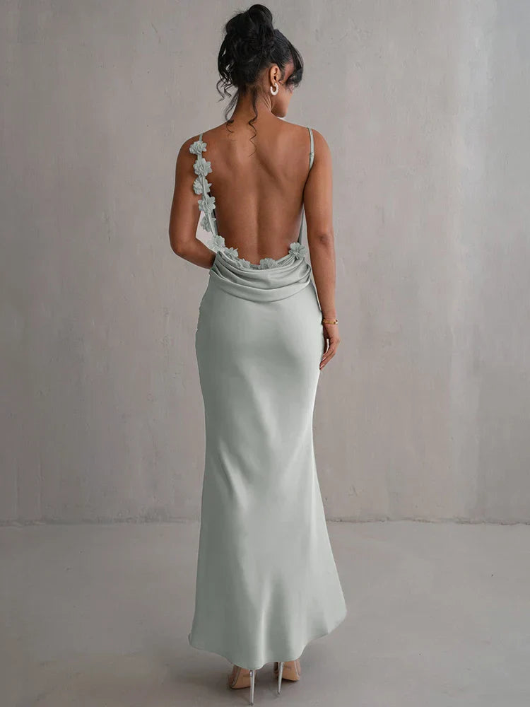 Azalea | Sleeveless Backless Maxi Dress