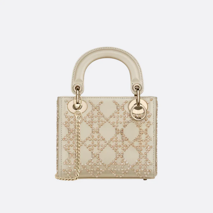 Mini Lady Bag with Pearl Embroidery
