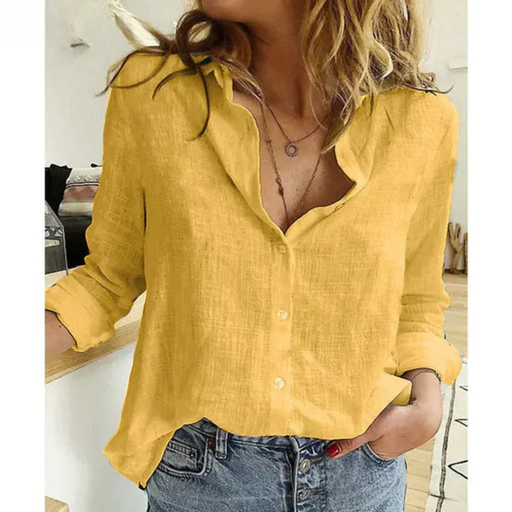 Linen Button-Up Shirt