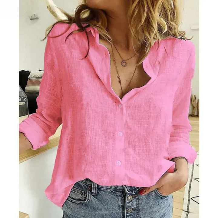 Linen Button-Up Shirt