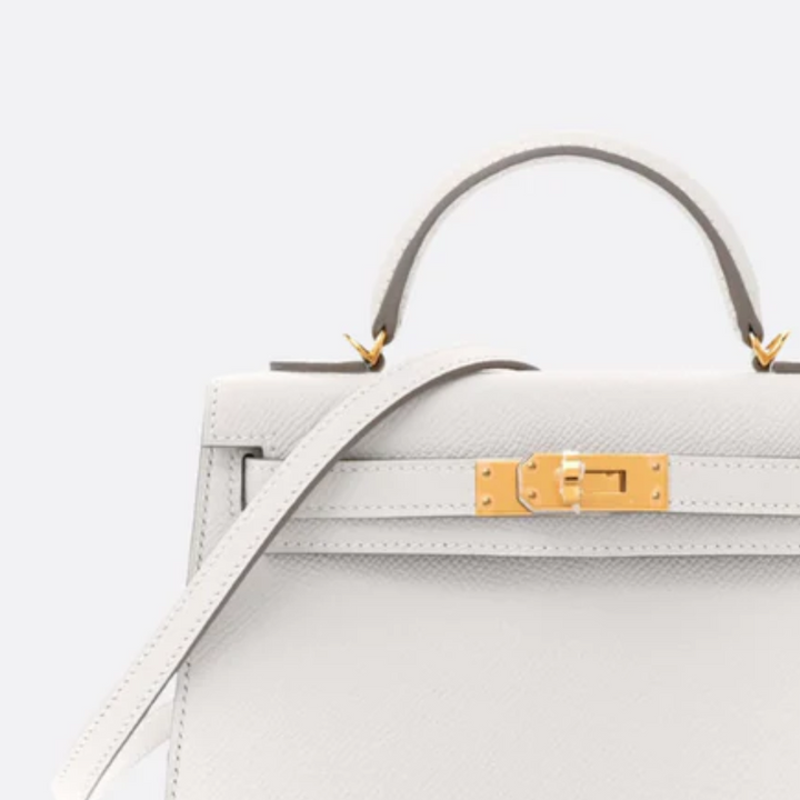 Bag 20 Kly with Gold Hardware in Off-White
