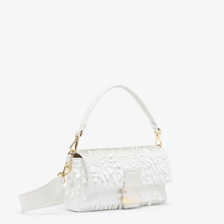 Bag White Sequin Leather – Fnd Btgt