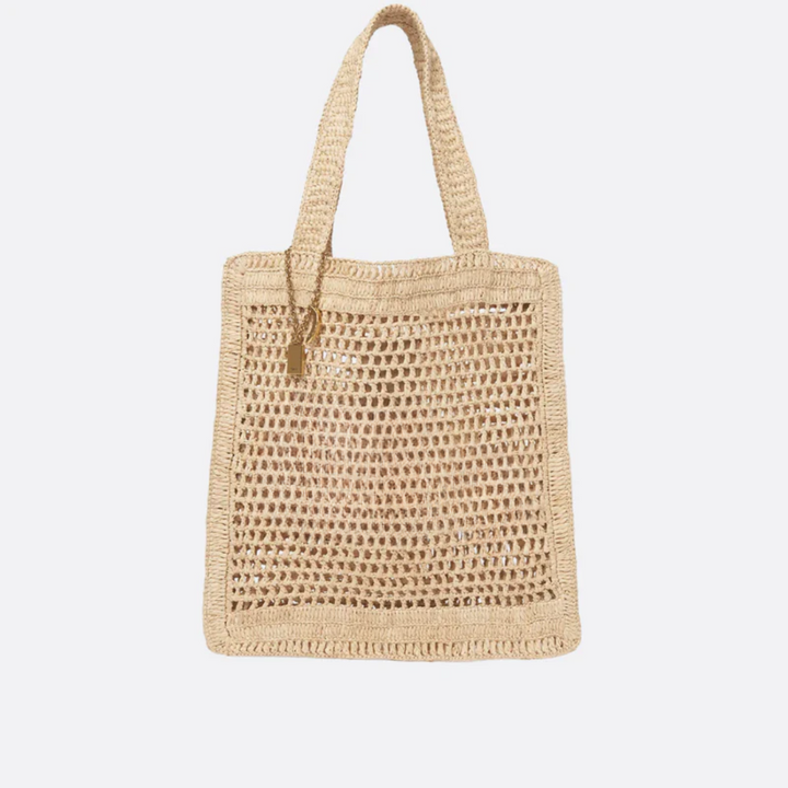 Bag Summer Banana in Raffia