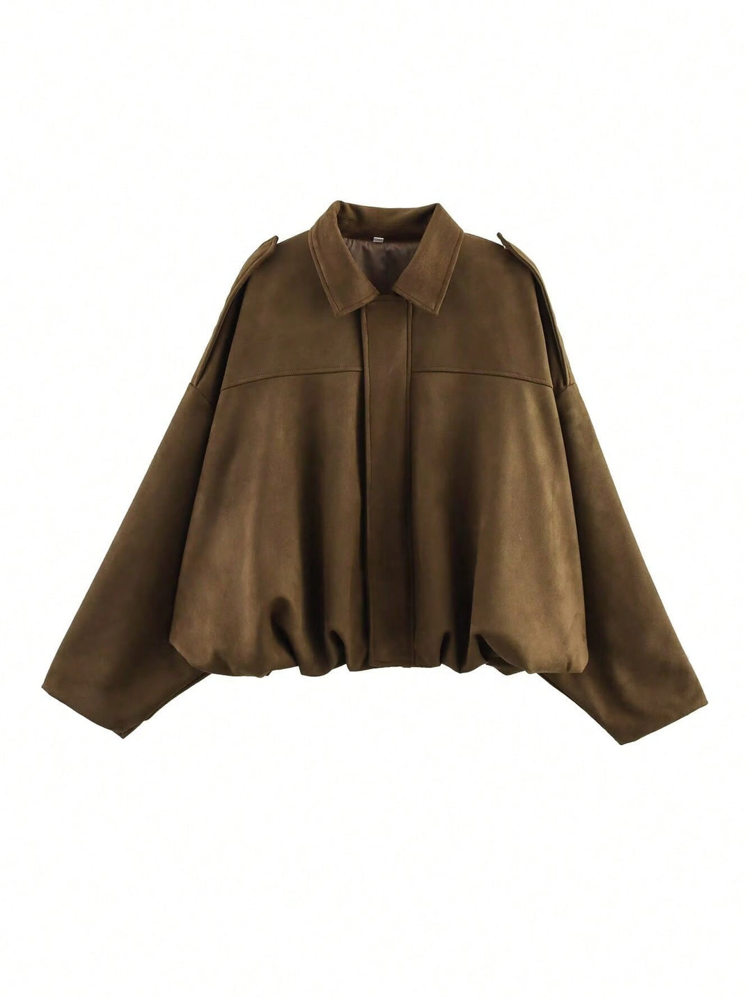 Kaori | Suede Textured Pilot Jacket