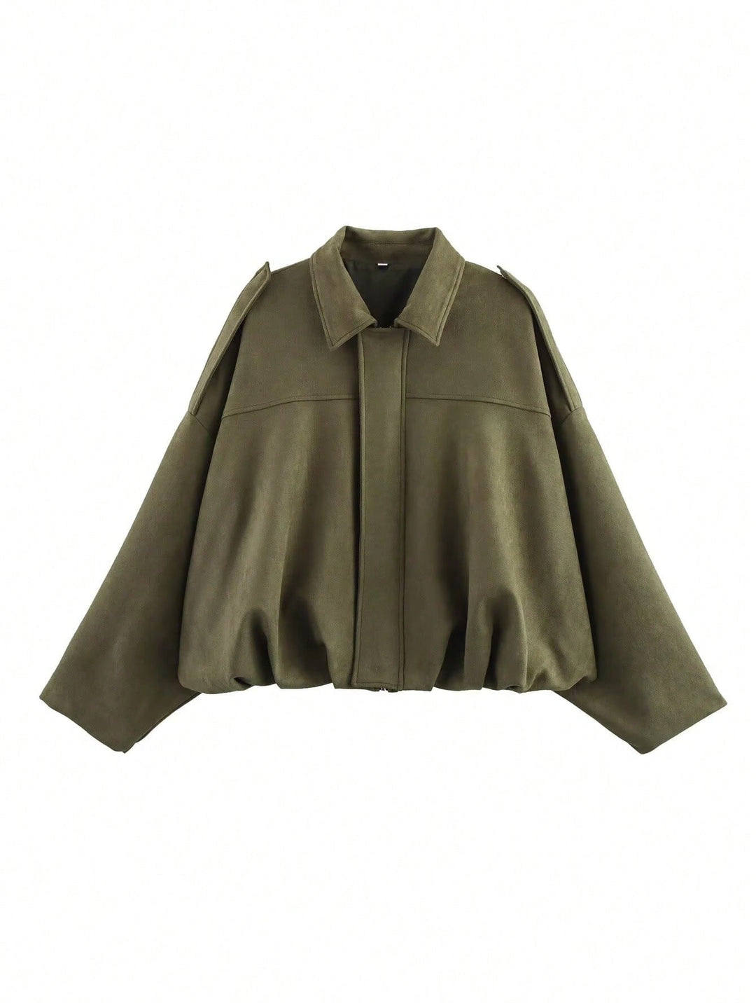Kaori | Suede Textured Pilot Jacket